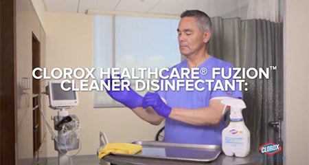 Clorox Healthcare<sup>®</sup> Fuzion<sup>®</sup> Cleaner Disinfectant