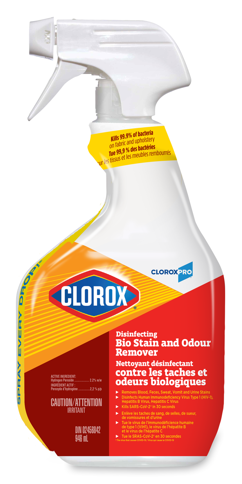 Nettoyant javel désinfectant Clorox Clean-Up en vaporisateur, 946 mL